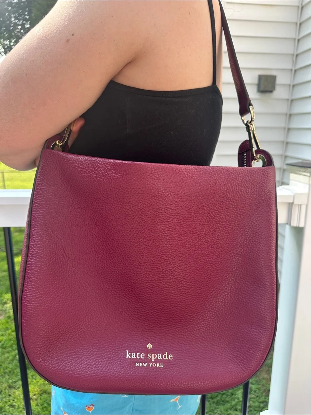 Kate Spade Lexy Shoulder Leather Large Hobo K4659